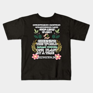 Greening the World Kids T-Shirt